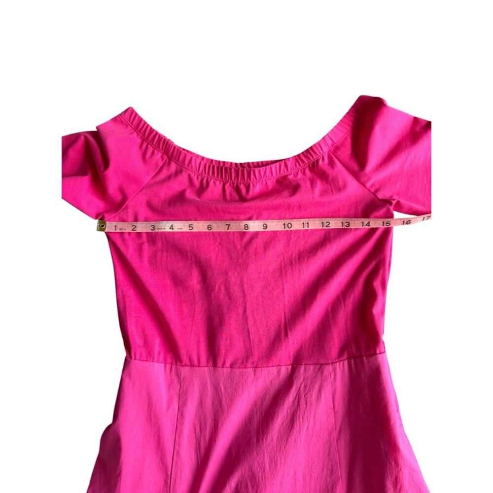 NWT Tuckernuck x Cameran Eubanks Marissa Dress Pink Midi Off Shoulder Pockets M - Picture 10 of 14